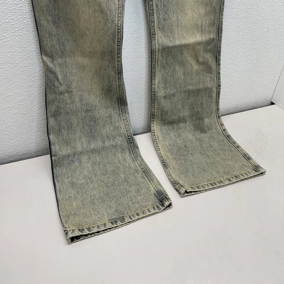 Entire Studios Unisex Slim-Flared Cotton Jeans Size S Surface Wave - Picture 3 of 9